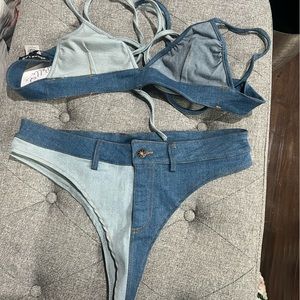 Bikini thong bathing suit